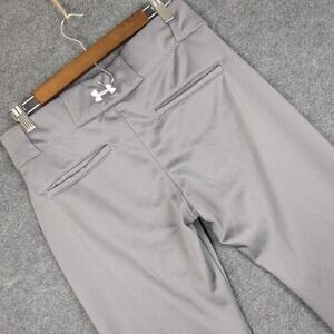 Under Armour Authentic Baseball Pants Grey Youth SM Performance